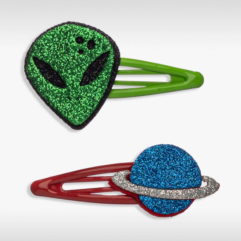 Space Hair Clips